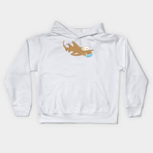 Nurse Shark, Mask Up Kids Hoodie